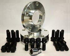 4 X 15MM WHEEL SPACERS BLACK