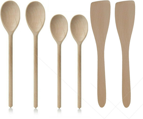 Set wooden spoons - wooden, &