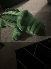 Green crocodile plush large - green,