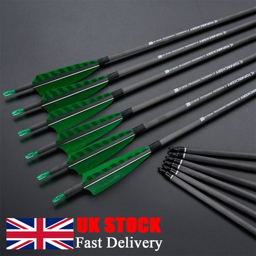 Carbon arrows with turkey - carbon,