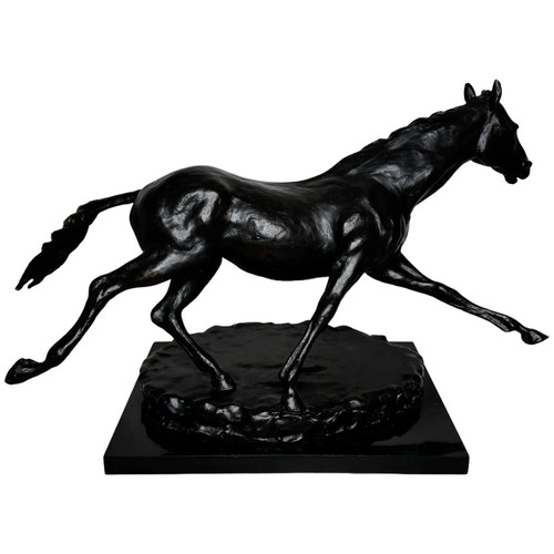 Equestrian bronze masterpiece - bronze,