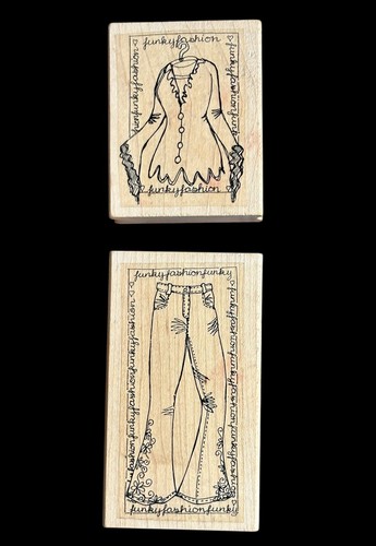 Wood mounted rubber stamps - mounted,