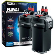 Fluval 207 External Power Filter Includes Media for Aquarium, Fish Tank