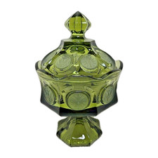 Vintage Fostoria Olive/Avocado