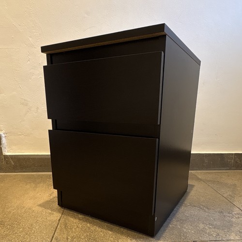 Ikea black drawer bedside - ikea,