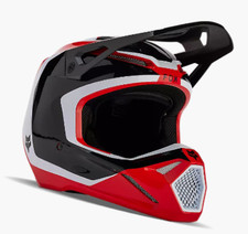 2024 Fox V1 Nitro Motocross Helmet Flo Red Adults