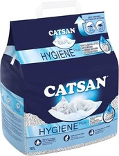 Catsan Hygiene Non-Clumping Cat Litter, 100 % Natural, Absorbent, 10 Litre