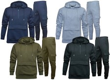 Mens Slim Fit Tracksuit Set