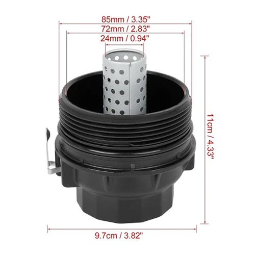 1565038020 oil filter cap - filter, w/