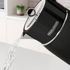 Morphy Richards Kettle 1.5L, 3KW, Rapid Boil, 360 Base Signature Black 100744