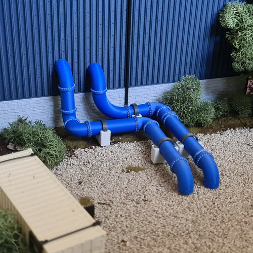Model railway water pipe kit - water,