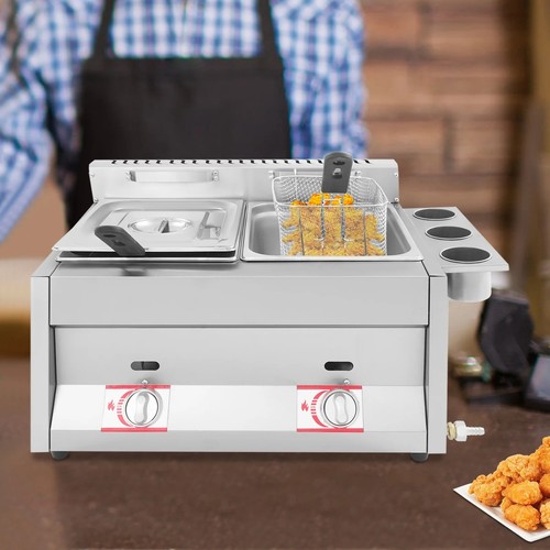 Commercial lpg gas fryer - lpg,