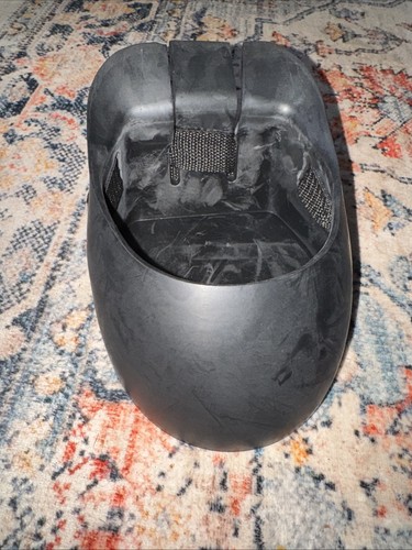 Black rubber hoof boot size - black,