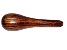 Hand-turned wooden light pull
