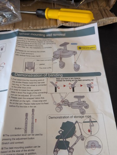 Universal buggy board with - universal,
