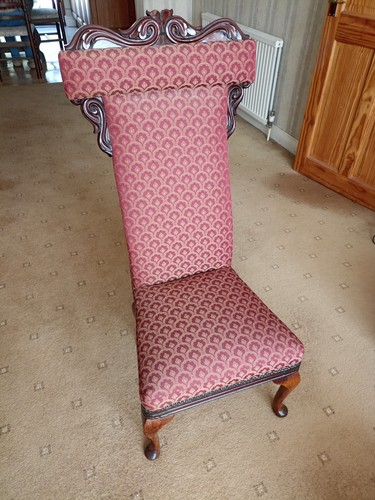 Victorian carved mahogany - carved,