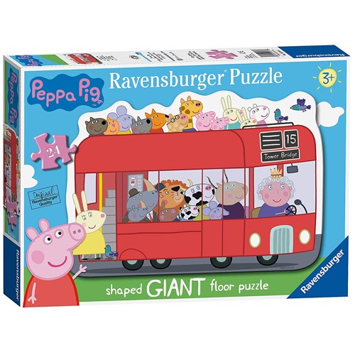 Peppa pig london bus shaped - peppa,