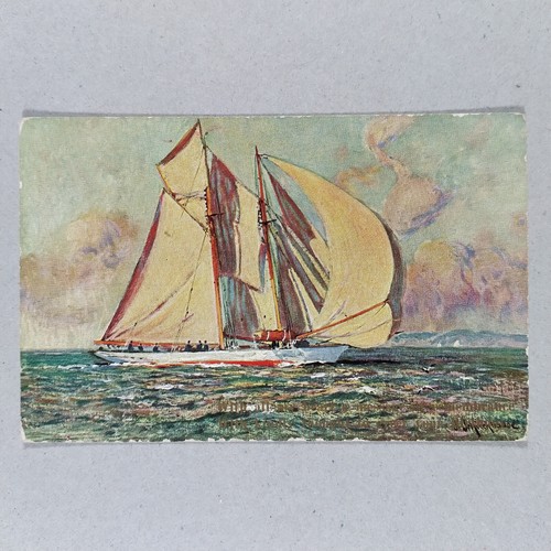 Ship vintage postcard boat - vintage,