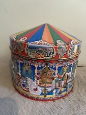 Churchill's Magical Carousel Sweets Biscuits Decorative Tin By Adrian Chesterman