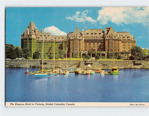 Postcard empress hotel - empress,
