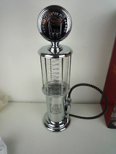VINTAGE LEONARDO OLDSCHOOL PETROL PUMP GAS PUMP NOVELTY CHROME DRINKS DISPENSER
