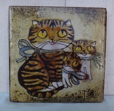 Chelsea Pottery Tile - Cat