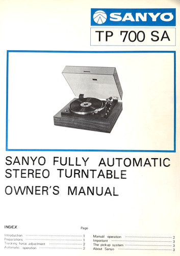 Sanyo 700 fully - sanyo, sa