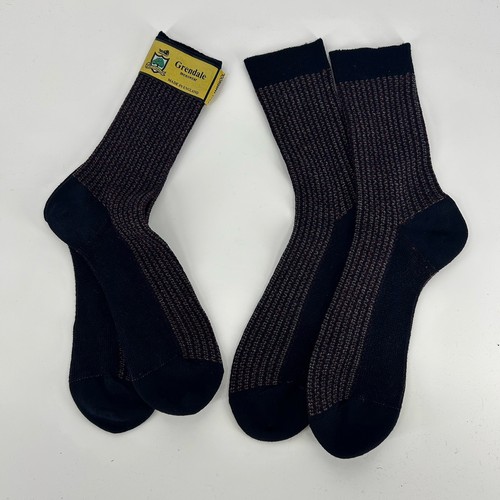 1970s vintage socks blue - blue, wool