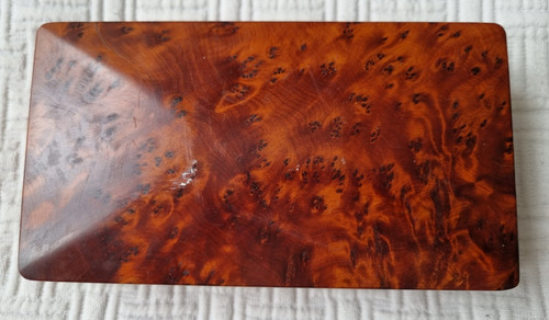 Small hinged burr walnut - small,