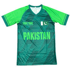 Pakistan Men's Cricket Shirt (Size S) ICC Trophy Logo Top - New