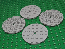 Lego Plate Round 6x6 with Hole