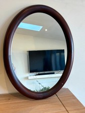 Solid Wood Oval Mirror |