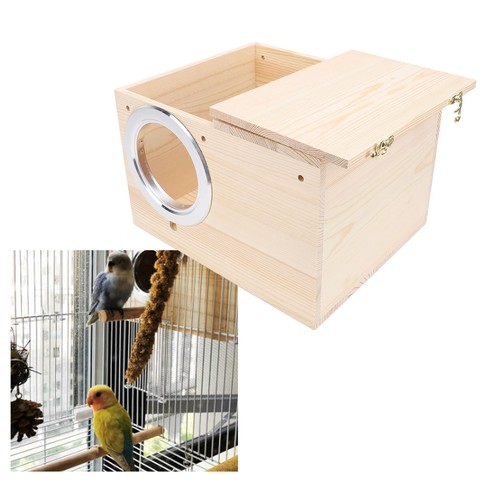 Parakeet nesting box solid - parakeet,