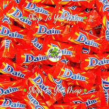 30 MINI DAIM CHOCOLATE BARS