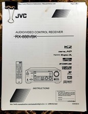 Full Copy of Owners Manual JVC