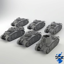 Char B1 bis Tank WW2 Tabletop
