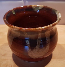 A Brown Glazed Lamorna Studio