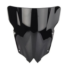 Black Motorcycle Windshield