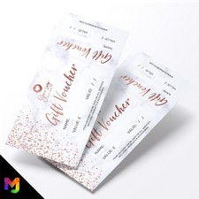 Custom printed gift - printed, vouchers