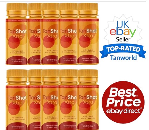 10x tan shot xtra sunbed - 10x,