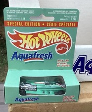Vintage 1992 Hot Wheels Aquafresh Promo Racing Car (fresh from a trade box) x1 