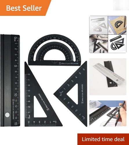 Versatile metal ruler set - -, 4