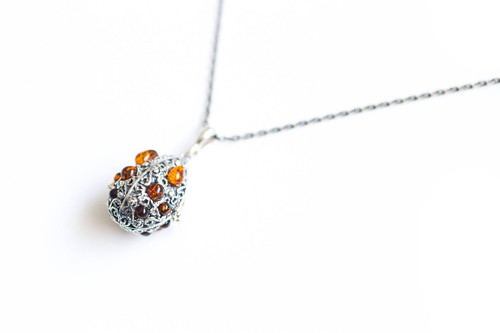 Fabergé inspired amber egg - fabergé,