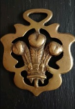 Vintage Horse Brass Plume of