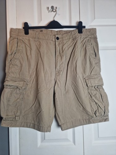 Mens cargo shorts stone - mens,