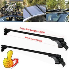 For Mini Cooper Hatchback 2001-2013 Smooth Top Roof Rack Rail Crossbar 120cm