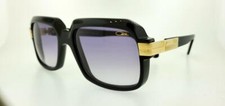 CAZAL SUNGLASSES 607 001 56MM BLACK FRAME WITH GREY GRADIENT LENSES