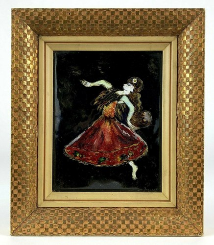 Limoges flamenco dancer girl - limoges,