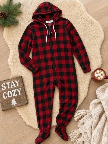 Forever lazy buffalo plaid - lazy,