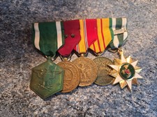 5 US Vietnam Campaign Medal Group Inc Military Merit Medal